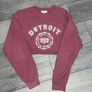 Cropped sweater by Top Shop size US 4-6